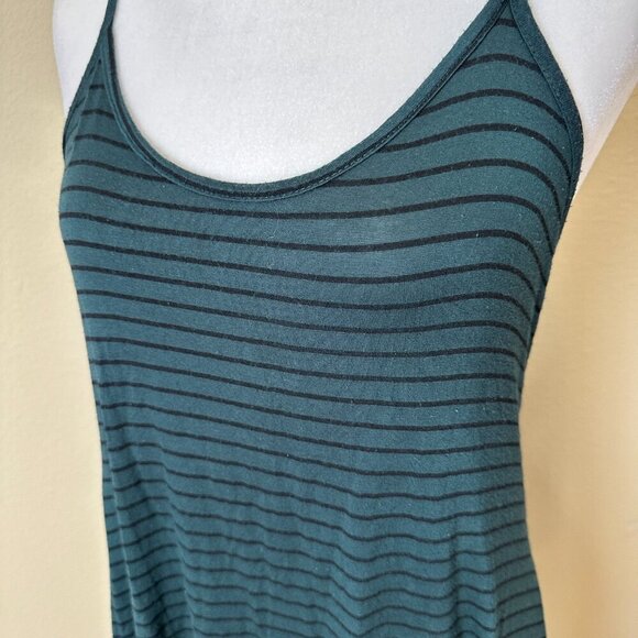 FOREVER 21 Strappy Stripe Knit Stretch Tank Sun Dress Size Small - Picture 3 of 7